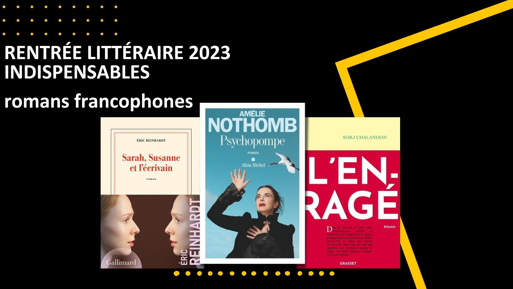 Huit romans français qui enflamment la rentrée littéraire 2023